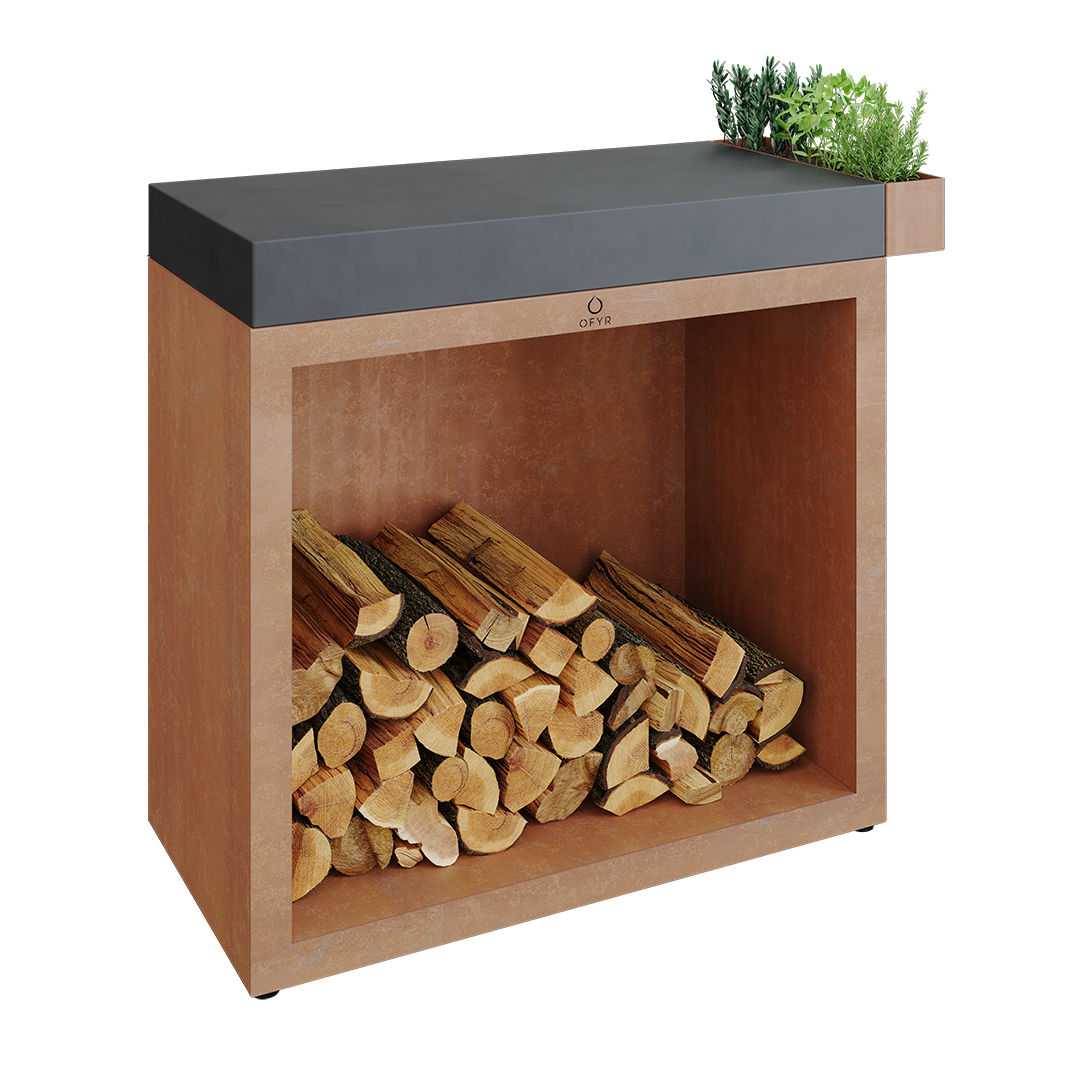 OFYR Butcher Block Storage Corten 90 CD – Ofyr.se