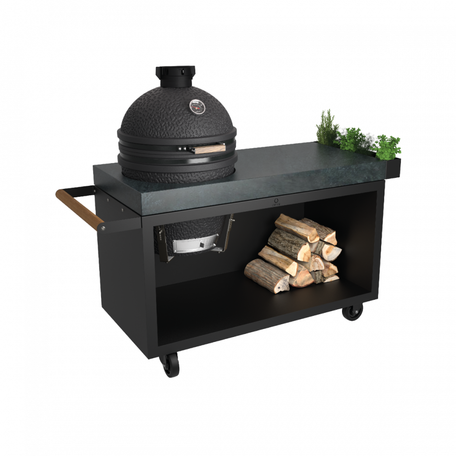 OFYR Kamado Table Black 135 PRO Concreate